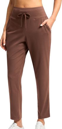 Generic Womens Joggers Sweatpants Stretchy Yoga Cropped Trousers Lightweight Comfort Jogging Pants Drawstring Elastic Waist Sweatpants with Pockets Women Jogg