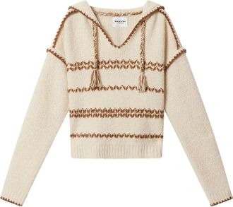 Isabel Marant Romera pullover met capuchon - Beige