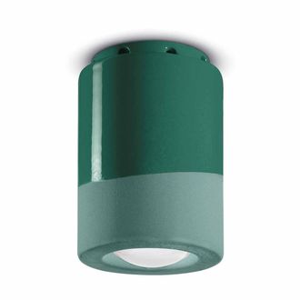 Ferroluce Green Bottle Ceiling Light