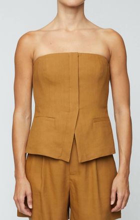 A.L.C. Renee Sleeveless Top In Copper
