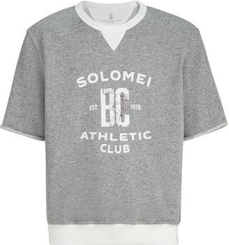 Brunello Cucinelli French terry sweatshirt in Grey at Nordstrom, Size Xxx-Large Eu