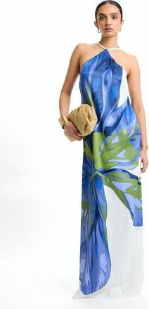 Diarrablu Fsc Viscose Aria Dress Sira in Sira Blu at Nordstrom, Size Xx-Large