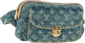 Louis Vuitton Pre-owned Canvas Heuptas - Dames - Vintage Heuptassen - Blauw - ONE Size - Vintage