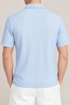 Brunello Cucinelli Cotton-Silk Blend Shirt - Light Blue