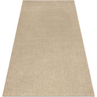 RugsX Alfombra Casablanca Loom Beige, Lazo, Suave Interior Y Exterior Beige 200x400 Cm