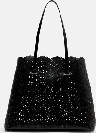 Alaia Ala&iuml;a Mina 37 Vienne leather tote bag