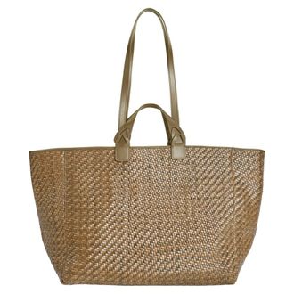 Ibeliv Elmio Tote Bag - Dames - Tassen - Bruin - Maat: ONE Size Katoen