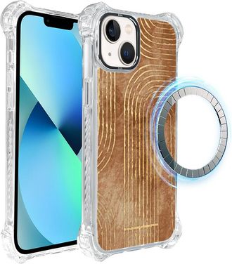 OEM Funda Ibizu Dropguard Ultra Para Iphone 13 Con Magsafe, Boho, L&iacute;neas Geom&eacute;tricas