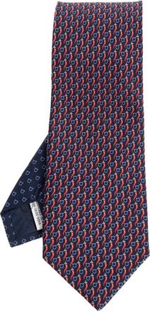 Ferragamo Ties, male, Multicolor, Size: ONE SIZE Trofeo Gancini Silk Tie