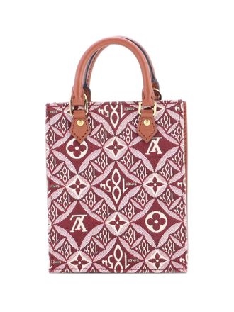 Louis Vuitton Petit Sac Plat Bag Limited Edition Since 1854 Monogram Jacquard crossbody bag - Rosso