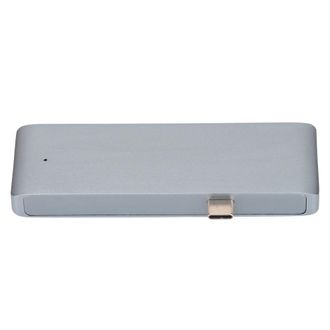 OEM Un Lector De Tarjetas Sd/microsd Dual Para Macbook Pro A, Con Dos Puertos Usb 3.0 Y Una Estaci&oacute;n De Acoplamiento Usb-c Avanzada Con Capacidad De Carga
