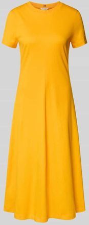 Tommy Hilfiger Midikleid aus reiner Baumwolle in Terra, Gr&ouml;&szlig;e XL