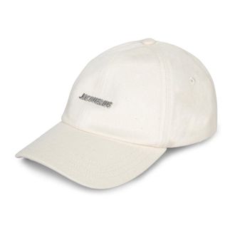 Jacquemus Gadjo Cap - Heren - Petten - Wit - 58 CM - Katoen - Accessoires