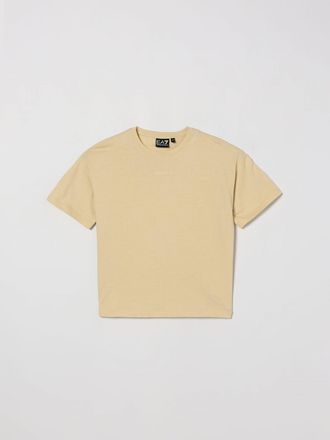 Emporio Armani T-shirt in cotone con logo e fiori
