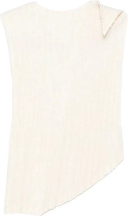 Issey Miyake Donna, Top, Bianco, M, new
