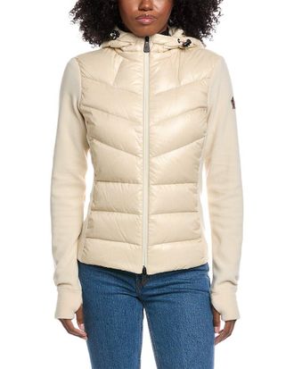 Moncler Fleece Puffer Front Down Jacket