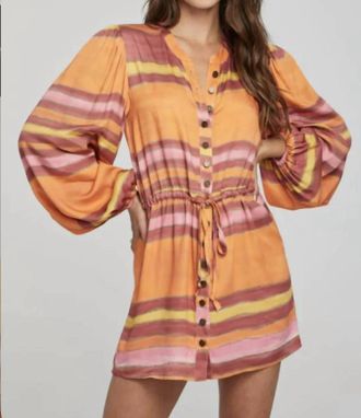 Chaser Cabrillo Mini Dress In Sunset