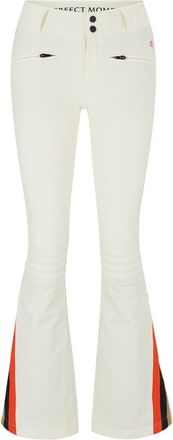 HUGO BOSS Womens Solid Patterned Flared Ski Salopette in White - Size 16 UK