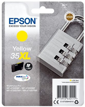 Epson Padlock C13t35944020 Cartucho De Tinta 1 Pieza(s) Original Alto Rendimiento (xl) Amarillo