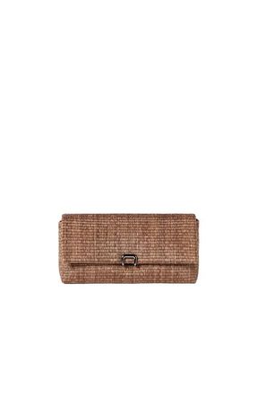 Brunello Cucinelli Raffia sartorial clutch bag in Light Brown at Nordstrom