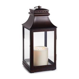 Napa Home & Garden Colby Outdoor Lantern in Brown at Nordstrom, Size Small
