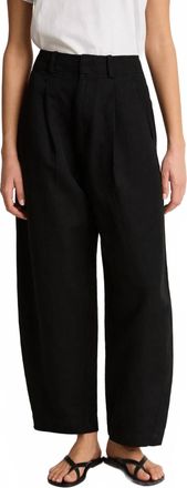 Apiece Apart Bari Crop Trouser In Black