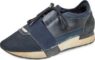 Balenciaga leather sneakers - Black