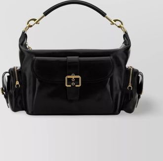 Chlo&eacute; camera bag large leather shoulder bag