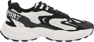 Plein Sport Pulse X Lo-Top Sneakers - unisex - Hardloopschoenen - Zwart - 41 EU - Leer - Fitness