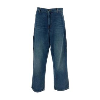 Carhartt Work in Progress Carhartt Wip, Wide Jeans, female, Blue, Size: S W Brandon Single Knee Pant