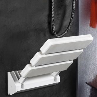 OEM Asiento De Ducha Plegable, Aluminio Y Abs, 330x320x70 Mm, Dise&ntilde;o Compacto Y Duradero Para El Ba&ntilde;o - Ulisem