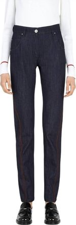 Ferragamo Womens 5 Pocket Trouser Pants In Blue