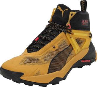 Puma Explore Nitro Mid GTX Mens Hiking Trail Trainer Shoe Black/Grey, Amber-black, 9 UK
