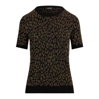 Ralph Lauren T-Shirts, female, Black, Size: L Eyelah Short Sleeve Pullover