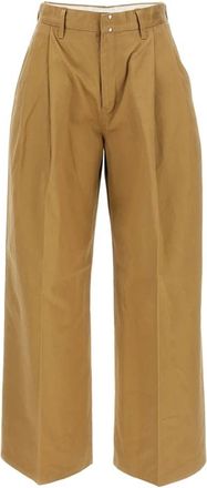 Tanaka Tanaka, Broeken, Dames, Beige, W29, Katoen, Hakama Broek