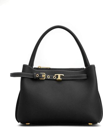 Tod's T Signature Handbag Mini - Bags - Mujer - Negro - ONE SIZE
