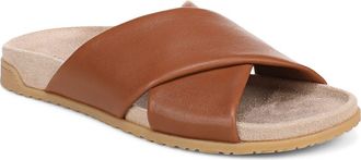 Vionic Etna Crossover Slide Sandal in Tan at Nordstrom, Size 9.5