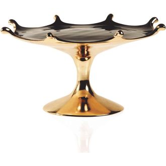 Lunares Splash Cakestand in Gold With Oyster at Nordstrom