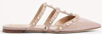 Valentino Garavani Mule Rockstud In Vernice Donna POUDRE 35.5