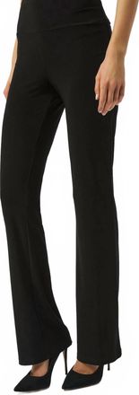 Joseph Ribkoff Silky Knit Flared Pull-On Pant In Black