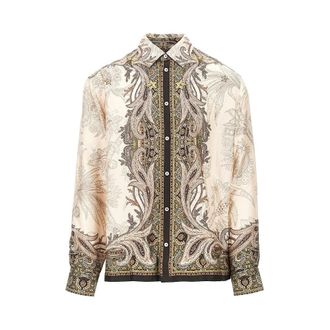 Etro Printed silk shirt Man XL