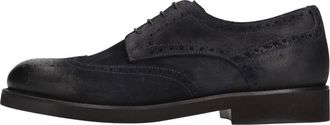 Rossi Platte schoenen - Heren - Veterschoenen - Blauw - 40 EU - Leer - Schoenen