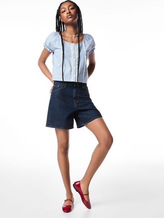 Levi's Womens High-rise wide-leg short