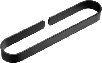 OEM Handdoekrek - Handdoekrek Met Stang - Badkamerhanddoekrek - Handdoekstang - Wandrek - Theedoekenrek - 7 X 50 X 3 Cm - Negro