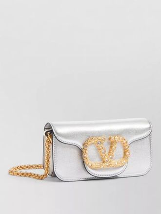 Valentino Garavani rockstud spike leather shoulder bag