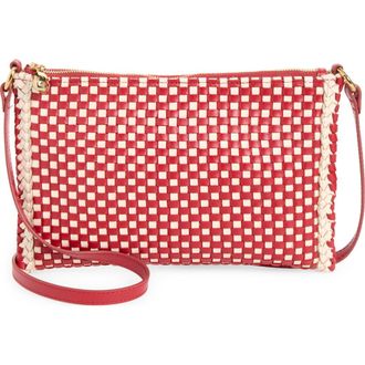 Madewell The Signature Woven Crossbody Bag in Bright Ember Multi at Nordstrom