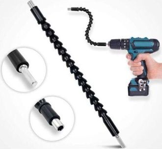 OEM Eje Flexible - Taladro/atornillador Y Destornillador El&eacute;ctrico Flexible - Extensi&oacute;n De Junta Universal Magn&eacute;tica De 295 Mm Con Rotaci&oacute;n De 360&deg; Y Port