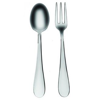 Mepra Natura Serving Set - 2 Pieces in Ice Silver at Nordstrom