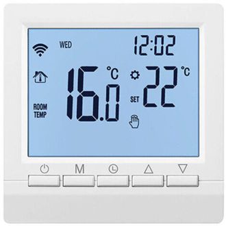 OEM Termostato Para Caldera De Gas (con Pilas), Termostato De Pared, Termostato Programable, Termostato De Ambiente, Funciona Con 2 Pilas Aa, Sin Wifi, Pi