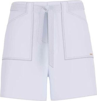 Guess Korte Broeken, Dames, Wit, M, Polyester, New Valentina Short